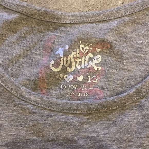 🎉Gymnast/acrobatics/dance Justice tank top girls size 10 - Picture 2 of 3